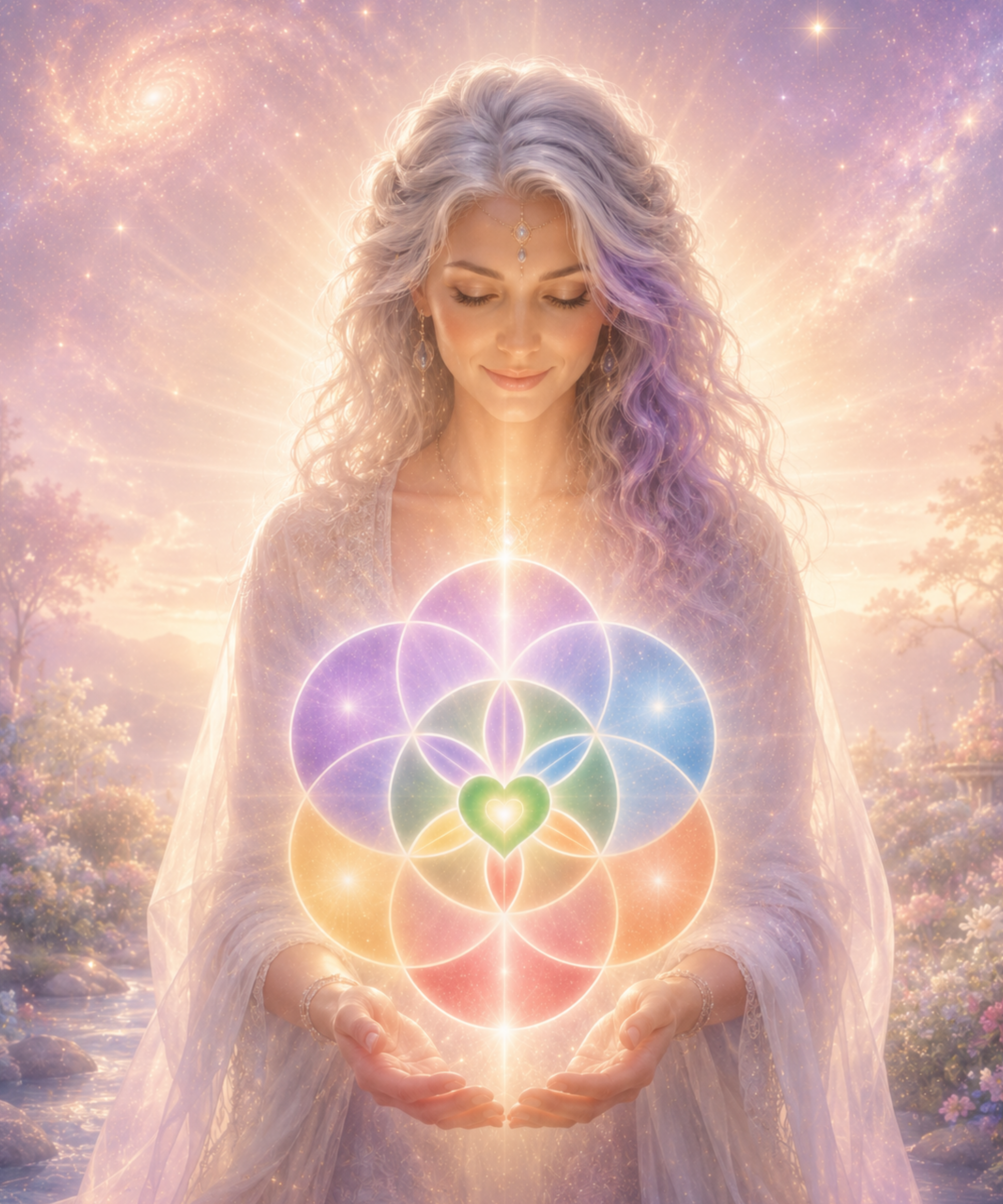 True Nature Awakening symbolic portrait