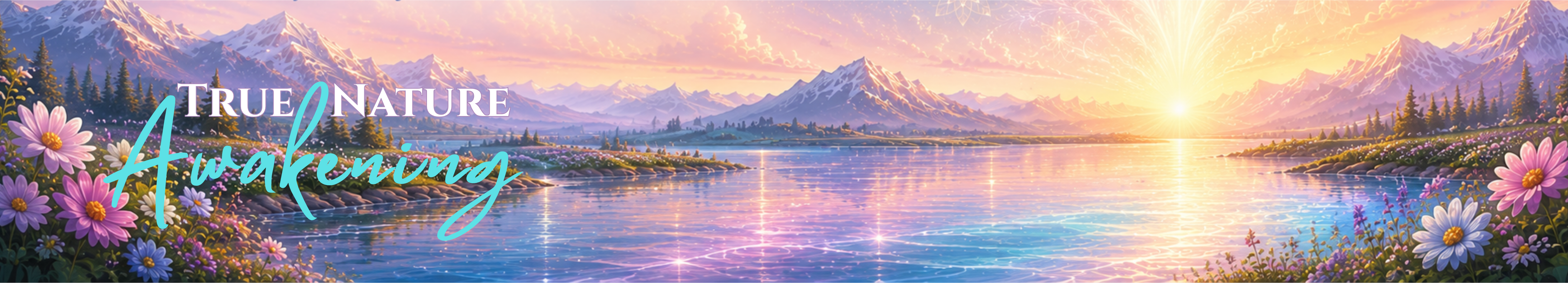A radiant banner showing infinite pathways leading toward one luminous path.
